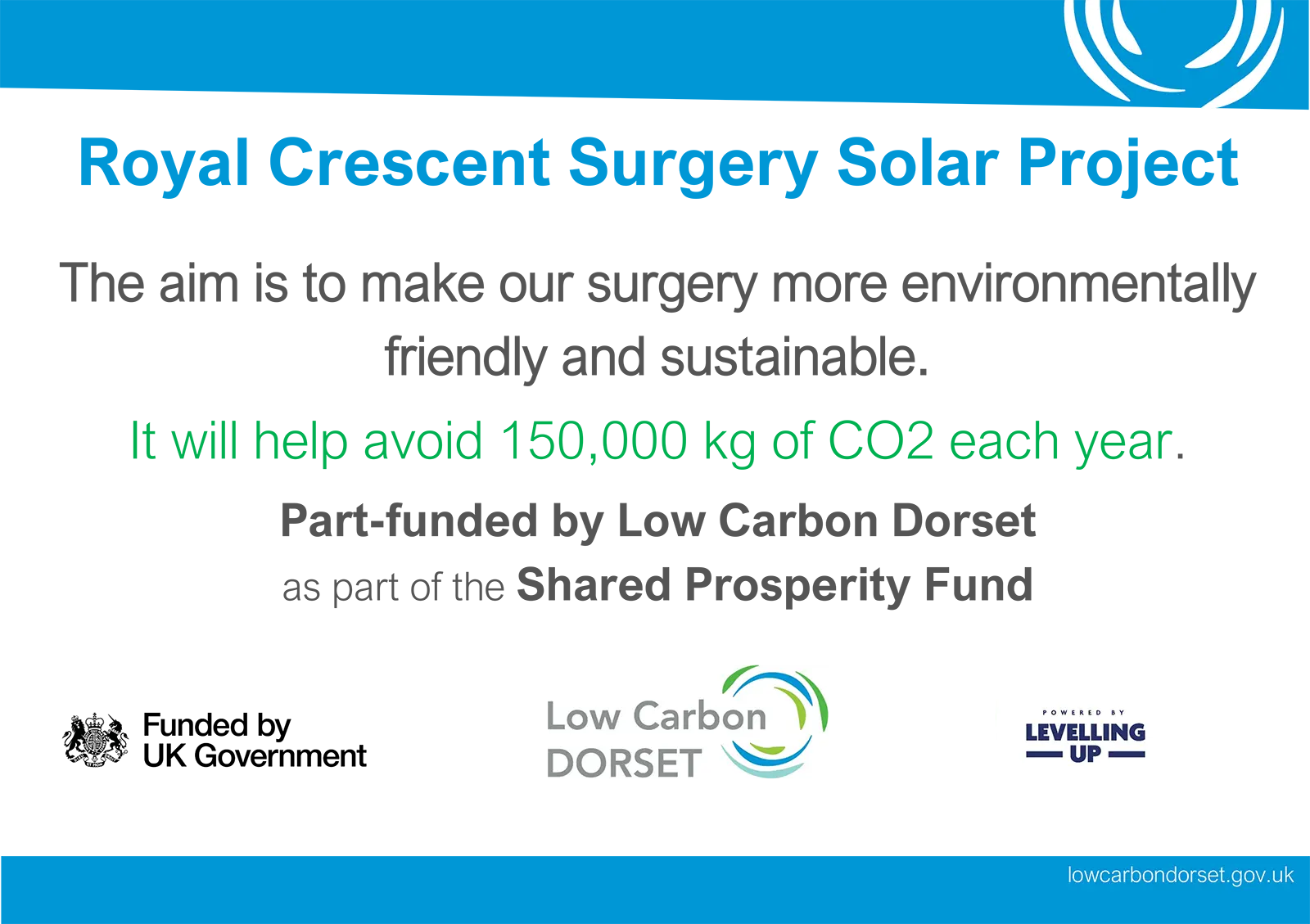 Royal Crescent Surgery Awarded Low Carbon Dorset Grant